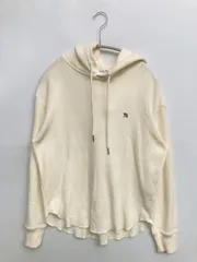 Arnold Palmer アーノルドパーマー パーカー XS アイボリー 無地 ワンポイント ブランドロゴ プルオーバー 長袖