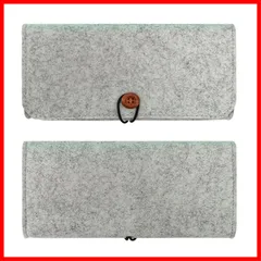 switch lite 対応 収納 ケース ゲームカード収納 スイッチライト用 収納バッグ フェルト 軽量 防塵 全面保護 衝撃吸収 SwitchLite スイッチライト 専用 カバー switch lite 対応 収納 ケース グレー