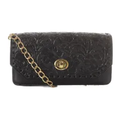 カービングトライブス グレースコンチネンタル CARVING TRIBES 25AW Wallet Bag バッグ ショルダーバッグ 黒 ゴールド色