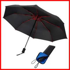 【昇級版】265g おりたたみ傘 メンズ 軽量 大きい 丈夫な 折りたたみ傘 手動開閉 コンパクト 8本骨 レディース konciwa折畳み傘 晴雨兼用 Teflon超撥水 カバー付き