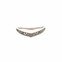 アガット agete 指輪 透かし ダイヤモンド リング 15号 K10 0.05ct イエローゴールドのサムネイル