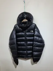 (105) ザノースフェイス ダウンジャケット ブラック 800 ダウンジャケット フード取り外し