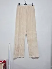 アイボリー コーデュロイ ズボン