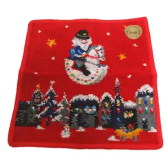 フェイラー FEILER ハンカチ タオルハンカチ ハンドタオル ワンダフルホリデー クリスマス 赤 レッド