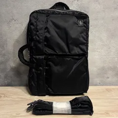 PORTER TANKER ポーター タンカー 3WAY ブリーフケース リュック ショルダーバッグ ブラック ナイロン ビジネスバッグ メンズ 定番 人気モデ