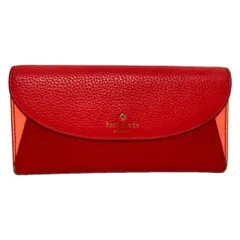 Kate spade(ケイトスペード) 長財布 - PWRU4759 レッド レザー