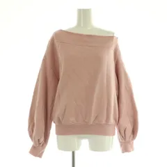 スナイデル SNIDEL 24AW ワンショルダーロゴスウェット 長袖 ONE ピンク /MY ■OS