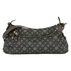 russet(ラシット) ショルダーバッグ - ダークグレー×ライトグレー レザー