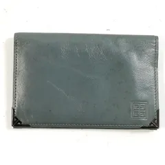 【中古】【送料無料】ジバンシー 名刺入れ ねずみ色×レザー※メール便でお送りします【代引き不可】のサムネイル