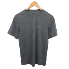 パタゴニア Patagonia メンズ・ショートスリーブ・ナイン・トレイルズ・シャツ Tシャツ カットソー 半袖 ロゴ S グレー 23470 ■IBO90