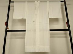 夏物 正絹長襦袢 白系 絽 半衿付き - メルカリ