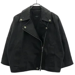 Weekend Max Mara ウィークエンド マックスマーラ オーバーサイズレザージャケット 544602296 ブラック 36のサムネイル