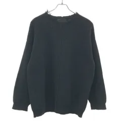 UNUSED アンユーズド 17SS 5G crew neck knit コットンカシミヤニットセーター US1290 ブラック 2のサムネイル