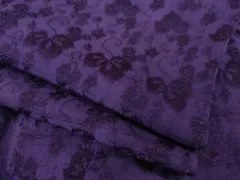 平和屋着物●アンティーク　大正ロマン　色無地　蔦草地紋　葡萄色　正絹　逸品　AABG4069ck