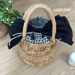 LUDLOW りんごかごバッグ 即日発送 極美品 LUDLOW ラドロー りんご かごバッグ バケツ バケット