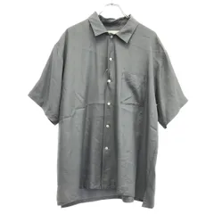 stein シュタイン OVERSIZED CUPRO OPEN COLLAR SS SHIRT ショートスリーブシャツ ST.523-1 グレー Mのサムネイル