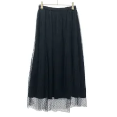 Blugirl ブルーガール チュールスカート 160506116 ブラック 38