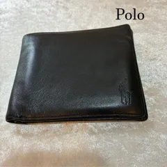 ポロ　ラルフローレン　POLORALPH LAUREN　レザー2つ折り財布