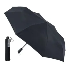 驚きの超撥水 FLOATUS 折りたたみ傘 雨傘 大きい 耐風 風に強い 8本骨 直径110cm ワイド 手開き 高撥水 UVカット 雨晴兼用 フロータス 10358 ブラック [ブラック]
