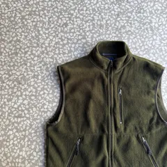 GAP / 90-00’s fleece vest size XL オールドギャップ　フリースベスト　モスグリーン　緑　XLサイズ　アーカイブ　ノームコア　ゴープコア　ストリート　無地