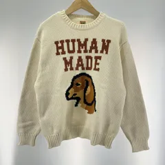 【中古】HUMAN MADE 23AW DACHS KNIT SWEATER サイズM アイボリー ダックスニットセーター[19]のサムネイル