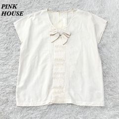 新品未使用】ピンクハウス ピンタック 綿ローンフード付きブラウス