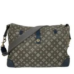 russet(ラシット) ショルダーバッグ - グレー×ライトグレー×ネイビー ストラップ着脱可 レザー