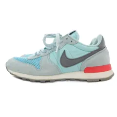 ナイキ NIKE WMNS INTERNATIONALIST インターナショナリスト スニーカー シューズ ロゴ 23cm 水色 ライトブルー 629684-400 /AE
