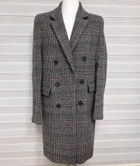 （割引中) NICE CLAUP チェック ロングコート