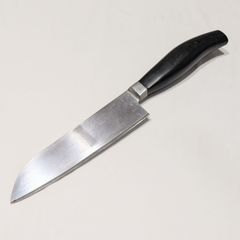 包丁 切付牛刀 ハ寸 鏡面仕上げ 三枚打 両刃 切味抜群 箱付 未使用品