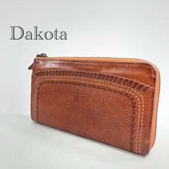 Dakota ダコタ チーザレ 寄木細工柄 ラウンドファスナー 長財布 日本製 