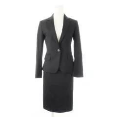 ザ・スーツカンパニー THE SUIT COMPANY she セットアップ スーツ テーラードジャケット タイトスカート 小さいサイズ 34 XXS 黒 ブラック /CK20
