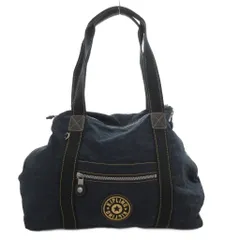 キプリング KIPLING トートバッグ ロゴ ファスナー 紺 ネイビー /JS ■GY19