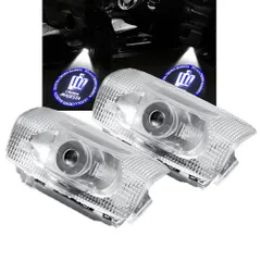 for 車用カーテシーランプ Crown 2個セット 角度調整 majesta HDロゴ投影 専用ドアウェルカムライト Blue 200系 17系 210系 マジェスタ 18系 クラウン