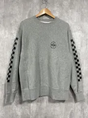 VANS バンズ ロゴ プリント スウェット sizeS/グレー ◆■ レディース
