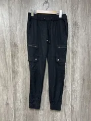 BANANA REPUBLIC バナナリパブリック 裾絞り カーゴ パンツ sizeS/黒 ■■ メンズのサムネイル