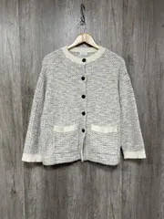 apart by lowrys アパートバイローリーズ ラメツイードジャケット カーディガン sizeF/アイボリー ■◇ レディース