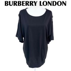新品未使用✨BURBERRY LONDONネイビー半袖チュニック裾ロゴ三陽商会5