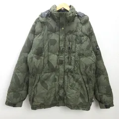 K■オニール/O'NEILL FREEDOM SERIES スノボダウンジャケット【XL】カーキ/MENS■2【中古】