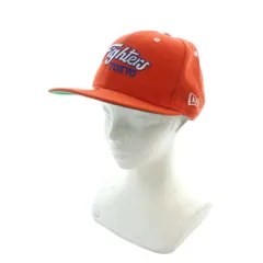 ニューエラ NEW ERA 野球帽 キャップ 帽子 ロゴ 7 55.8cm オレンジ ■GY99 /MQ