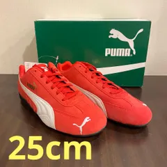 PUMA プーマ スピードキャット LS スニーカー メンズ レディース レッド 25cm Speedcat LS ドライビングシューズ スエード