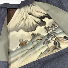 男性着物 羽織 大島紬 正絹 着物 MK-4081