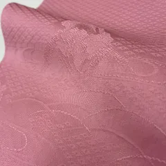 色無地 鹿子 上品な地紋 紋無し 正絹 着物 MK-4082