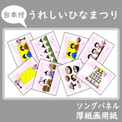 ソングパネル　うれしいひなまつり　3月　桃の節句　保育