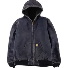 古着 00年代 カーハート Carhartt アクティブジャケット 中綿入り ダックフルジップパーカー メンズM相当/eaa614193