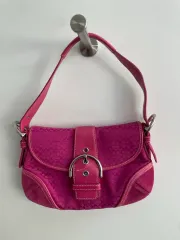 COACH ピンク ソーホー ショルダーバッグ