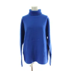 スピック&スパン Spick&Span 23AW ウールカシミヤ タートルネックプルオーバー ニット セーター 青 ブルー 無地 長袖 トップス 23-080-200-9020-4-0 /PP ■GY44