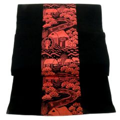 袋帯 正絹 お太鼓柄 オシドリ柄 刺繍入り 銀糸金糸 ゴールドｘシルバーｘ多色 礼装 フォーマル 仕立て上がり 長さ440cm 【キモノオフ野々市若松店】 袋帯 正絹 お太鼓柄 オシドリ柄 刺繍入り 銀糸金糸 ゴールドxシルバー