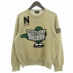 パーリーゲイツ PEARLY GATES ニット セーター クルーネック 長袖 MR.NOSEY柄 4 ベージュのサムネイル