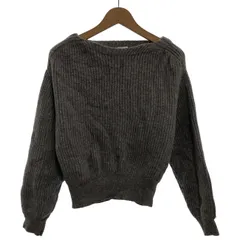 URBAN RESEARCH DOORS　セーター　長袖　ニット　トップス　　オーバーネック　無地　古着　/2403